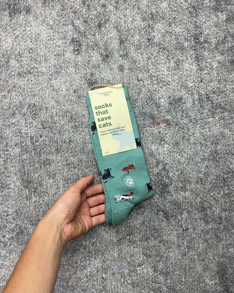 Conscious Step Organic Cotton Socks, Size 9-13
