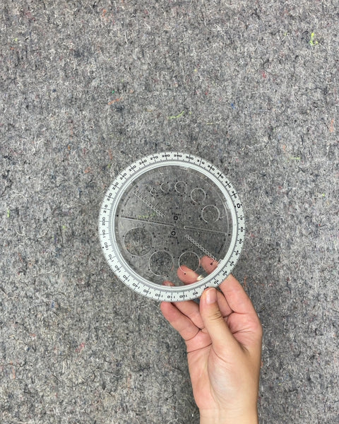 Protractor with Stencil
