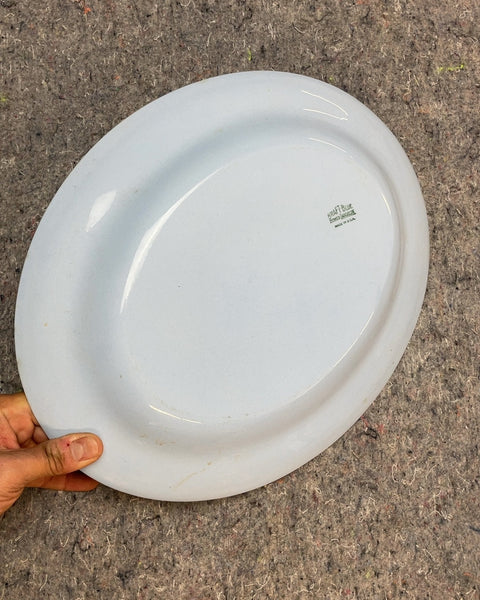 Homer Laughlin Oval Serving Platter, 14"
