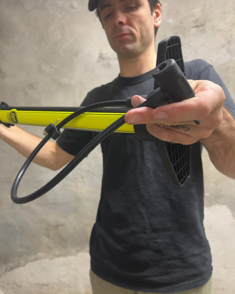 Bell 400 Yellow Bicycle Floor Pump