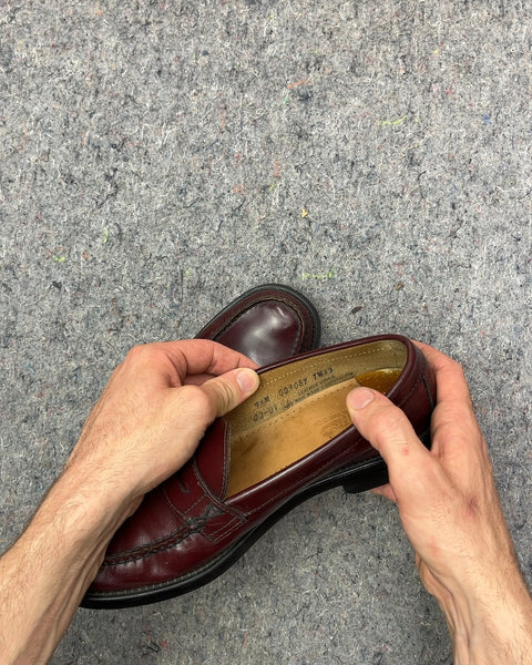 G.H. Bass & Co. Burgundy Weejuns Penny Loafers, Size US 9.5M