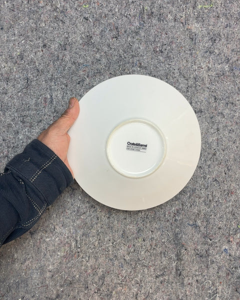 Crate & Barrel Scallop Bowl