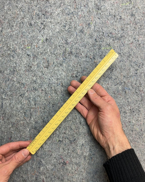 Yellow Triangular Scale Ruler