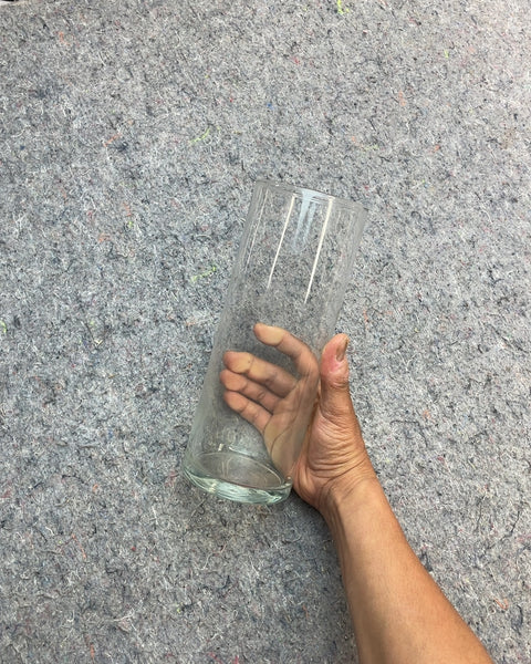 Clear Glass Cylinder Vase
