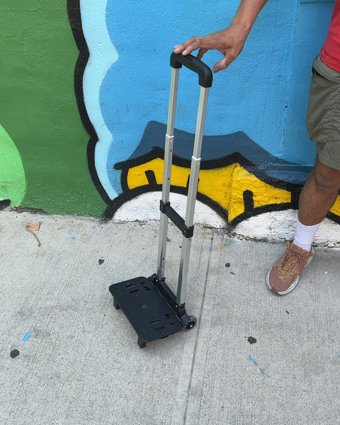 Aluminum Foldable Backpack Trolley