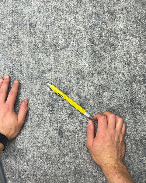 Yellow Multi-Tool Pen with Flashlight