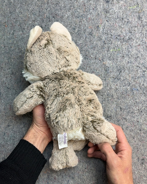 Gray and White Super Soft Wolf Plush Toy