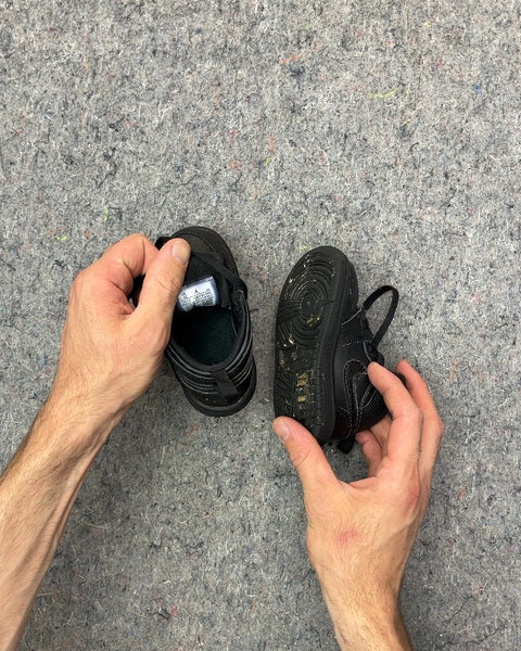 Nike Black Baby Sneakers, Size US 6C or EU 22