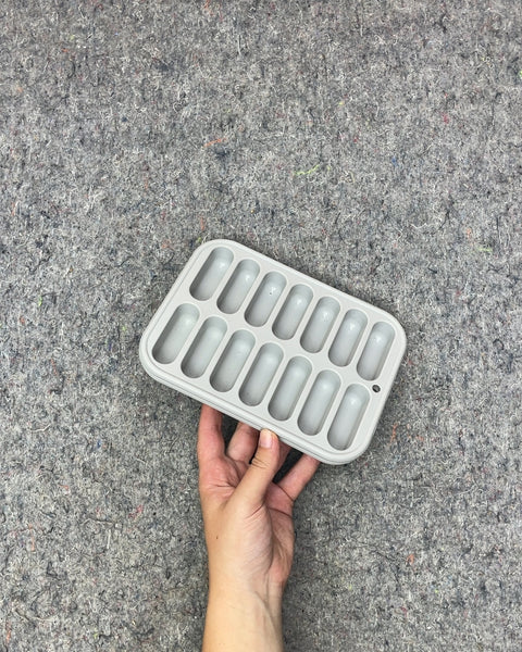 Gray Silicone Ice Cube Tray