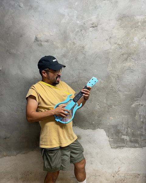 Electric Toy Guitar with Real-ish Guitar Strings
