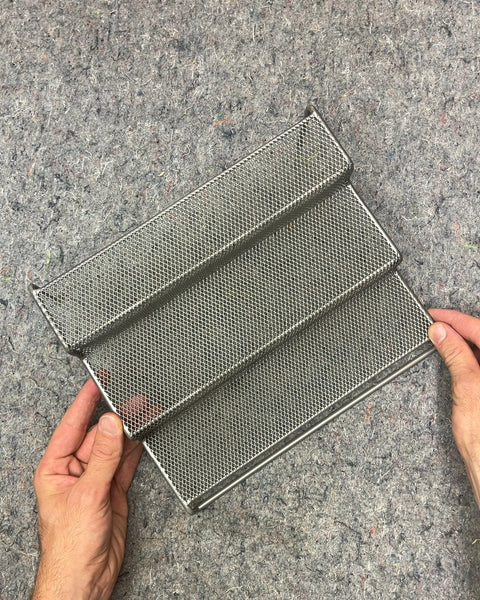 3-tier Metal Mesh Spice Rack, 9x10"