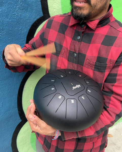 Dope Moukey Steel Tongue Drum With Carry Case