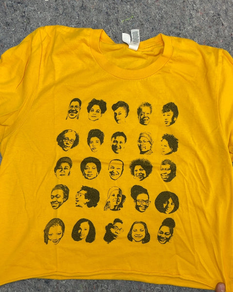Great Writers Crop Tee, Sz S