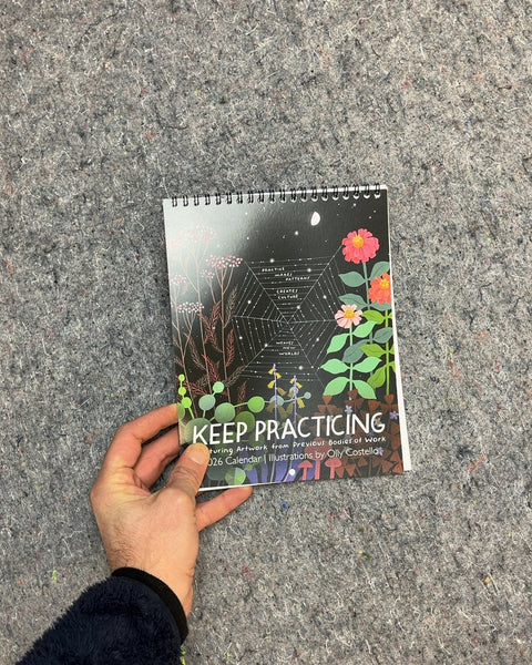 Keep Practicing 2026 Calendar by Olly Costello