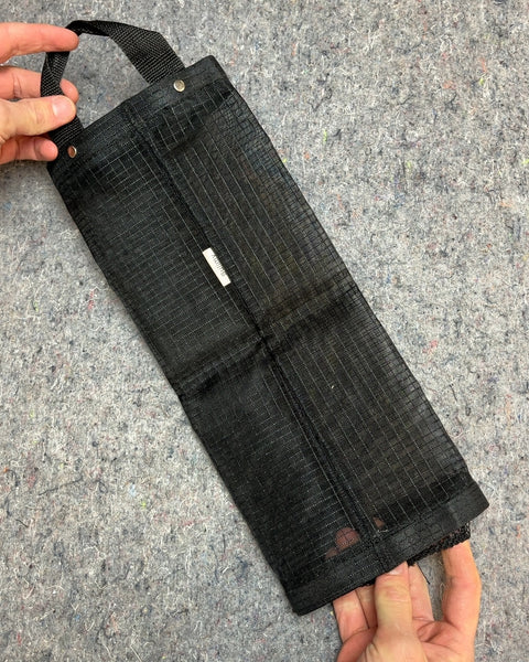 Black Mesh Wine Bottle Bag