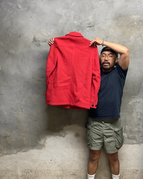 J. Press Red Wool Blend Jacket, Size S