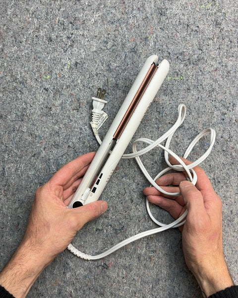 Conair White Flat Iron Hair Straightener