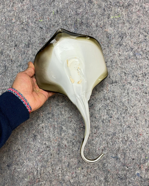 Glass Stingray Figurine
