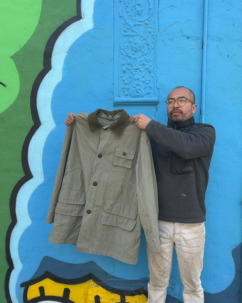 Vintage Workwear Barn Coat, Size L
