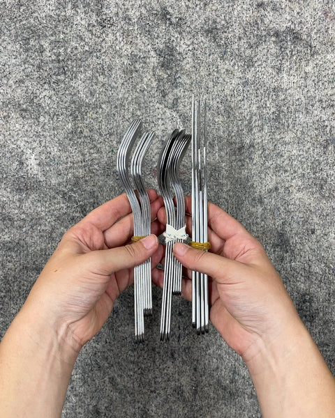 Perfect Silverware Set with Forks, Spoons, and Knives