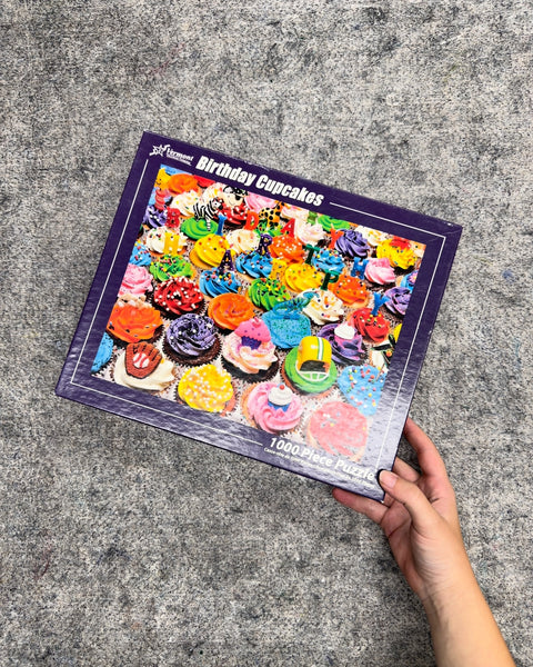 Vermont Christmas Company Birthday Cupcakes Jigsaw Puzzle, 1000 Pieces