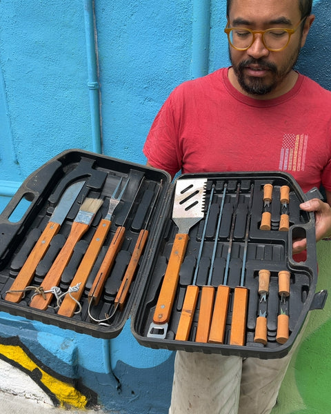 BBQ Grill Tool Set with Case