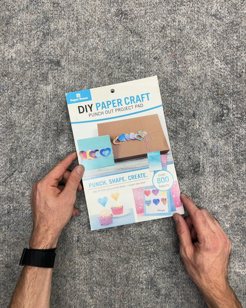 Paper House DIY Paper Craft Punch Out Project Pad Hearts