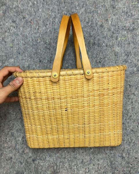 Woven Basket with Handle