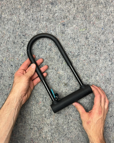 Black U-Lock with Keys