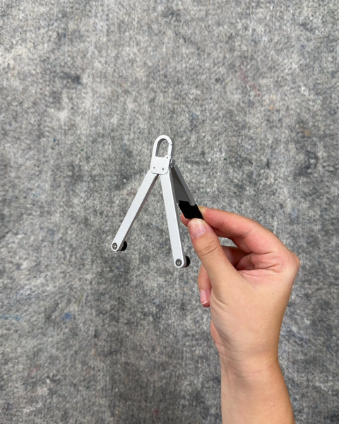Foldable Phone Stand with Carabiner