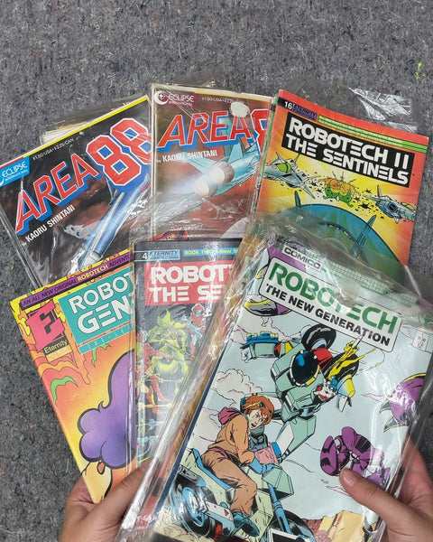 Robotech and Area 88 Comic Books Lot