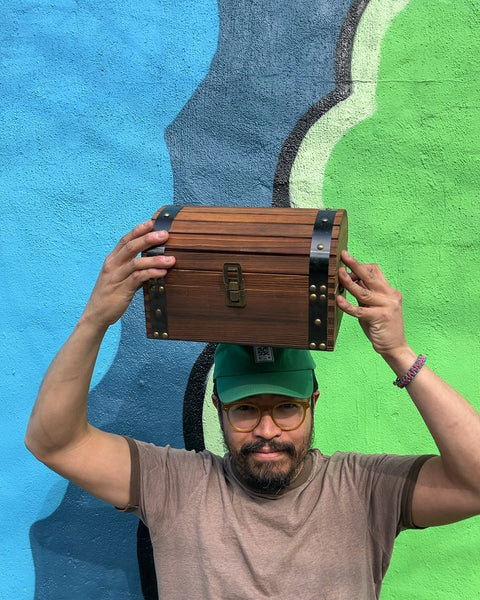 Wooden Treasure Chest Box