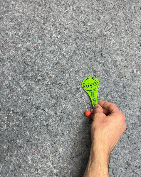 Angry Birds Green Pig Paddle Ball Toy