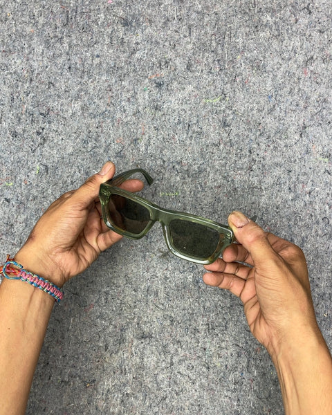 MVMT Green Frame Sunglasses