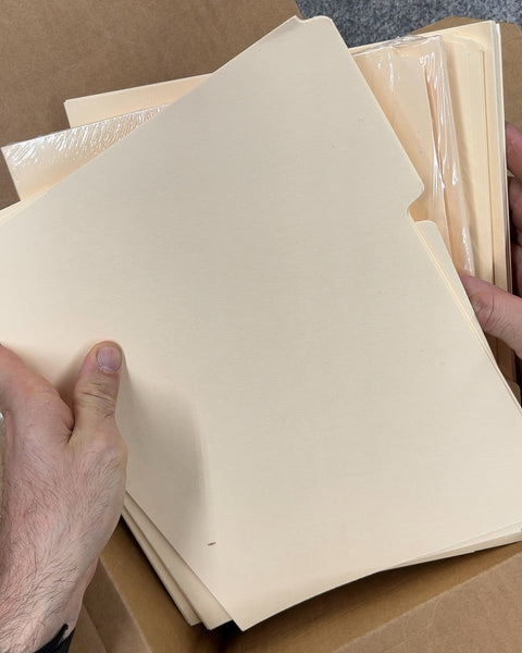 250 Or So Staples 3-Tab File Folders