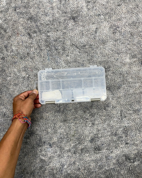 Clear Plastic Compartment Organizer Box