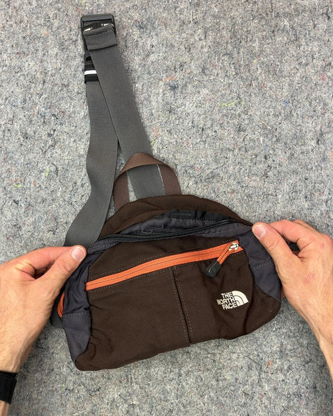 The North Face Brown Fanny Pack That A Kid Decided To Draw Inside