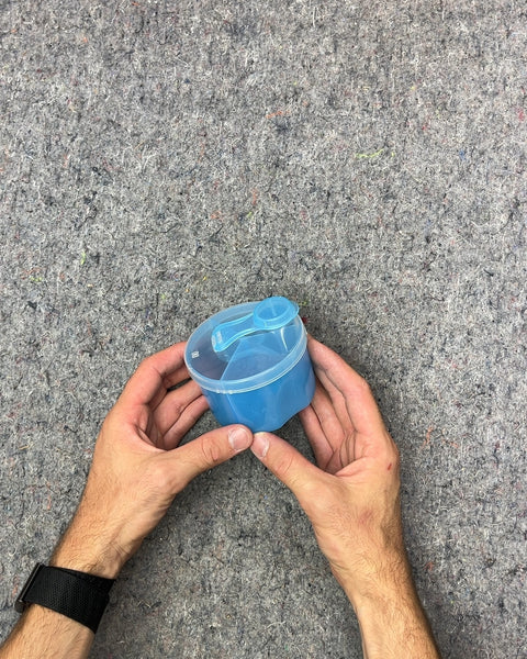 Blue Baby Formula Dispenser