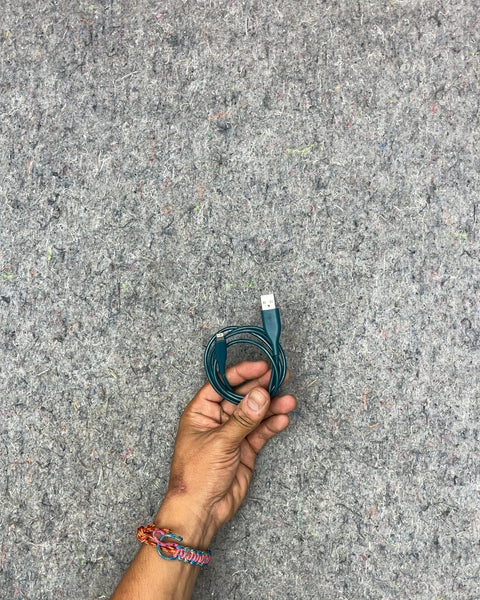 Teal USB Charging Cable