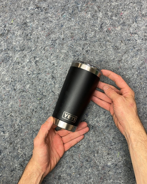 Yeti Black Insulated Tumbler Branded ZIP