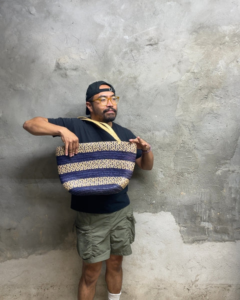 Woven Straw Tote Bag