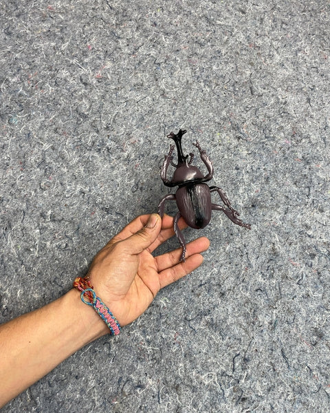 Large Beetle Insect Figurine