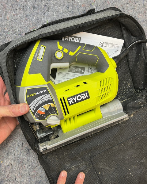 Ryobi 6.1 Amp Corded Variable Speed Orbital Jig Saw, With New Blades