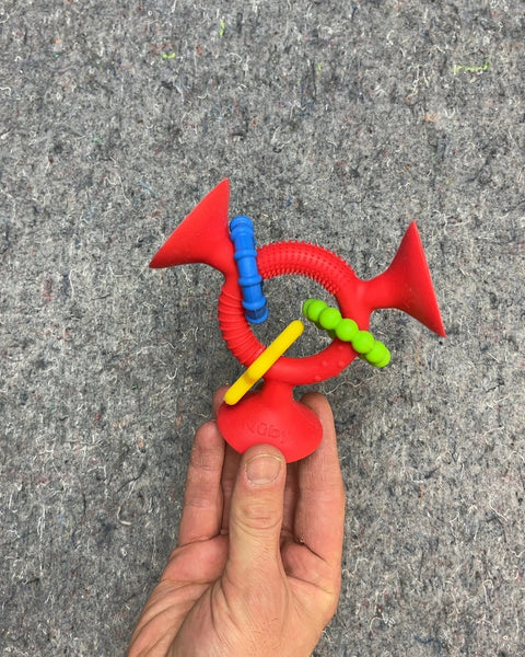Nuby Silly Three Prong Suction Toy