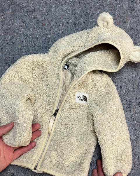 The North Face Fleece Jacket with Hood, Size 12-18M