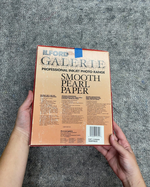 Ilford Galerie Smooth Pearl Inkjet Photo Paper 8.5x11 Inch