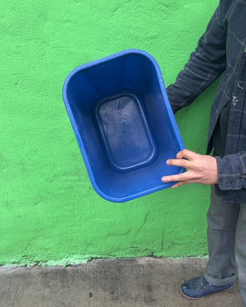 Blue Recycling Bin