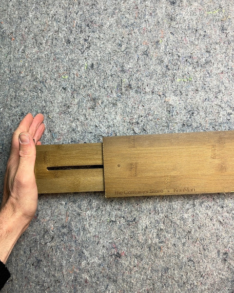 The Container Store KonMari Bamboo Expandable Drawer Divider