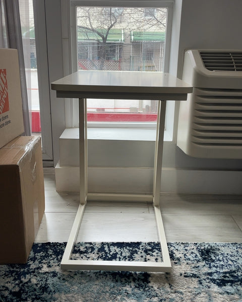 White C Table, 20x14x21”