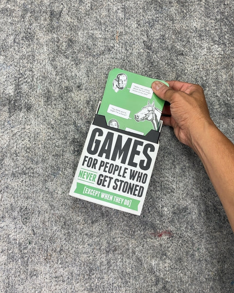 Games for People Who Never Get Stoned Card Game